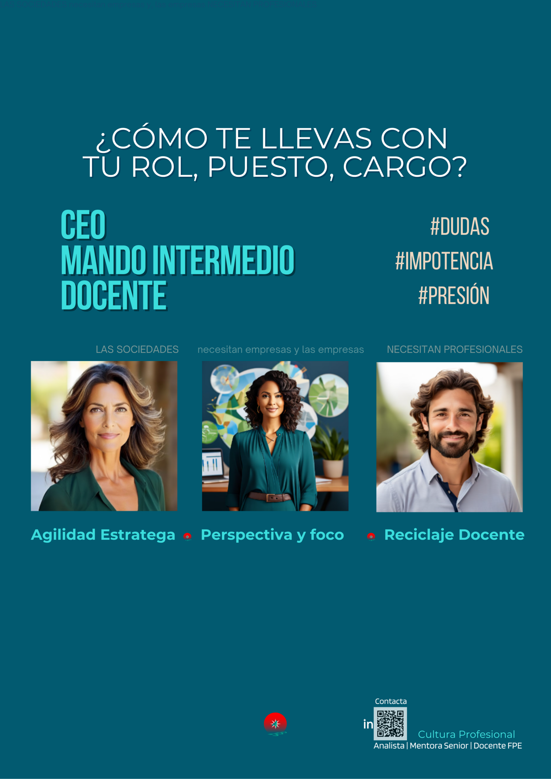 CEO, Mando Intermedio, Docente